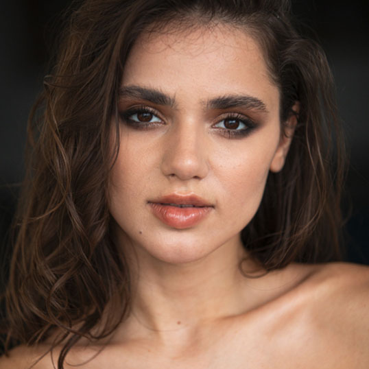 texture skin retouching in photoshop before and after