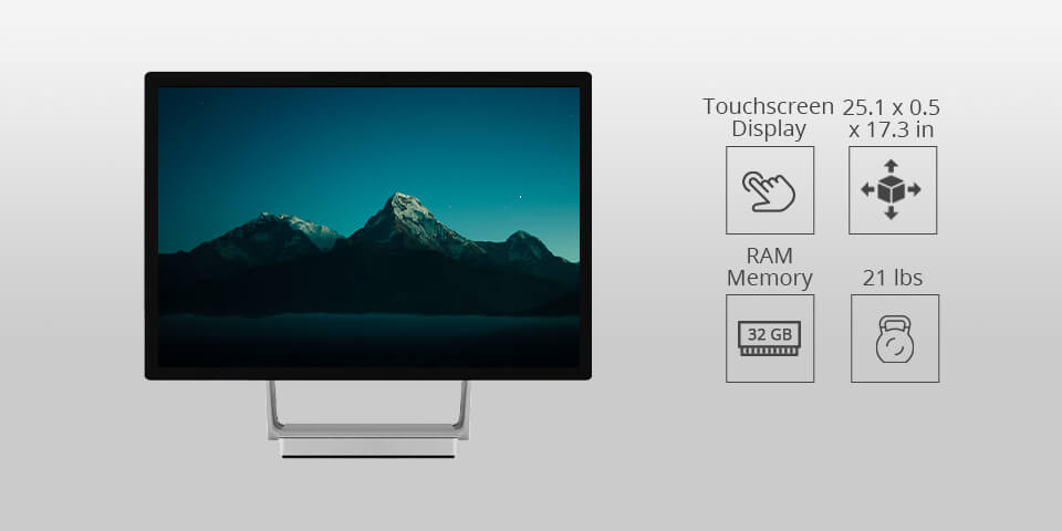 microsoft surface studio all-in-one for photo editing