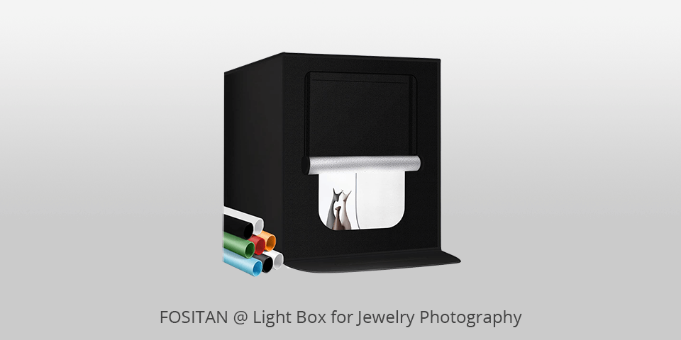 fositan photo light box for jewelry photography
