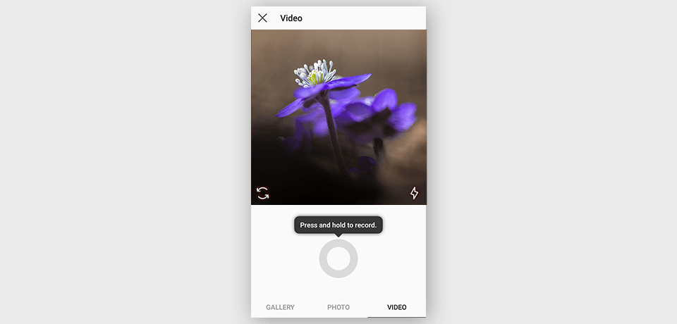 instagram interface