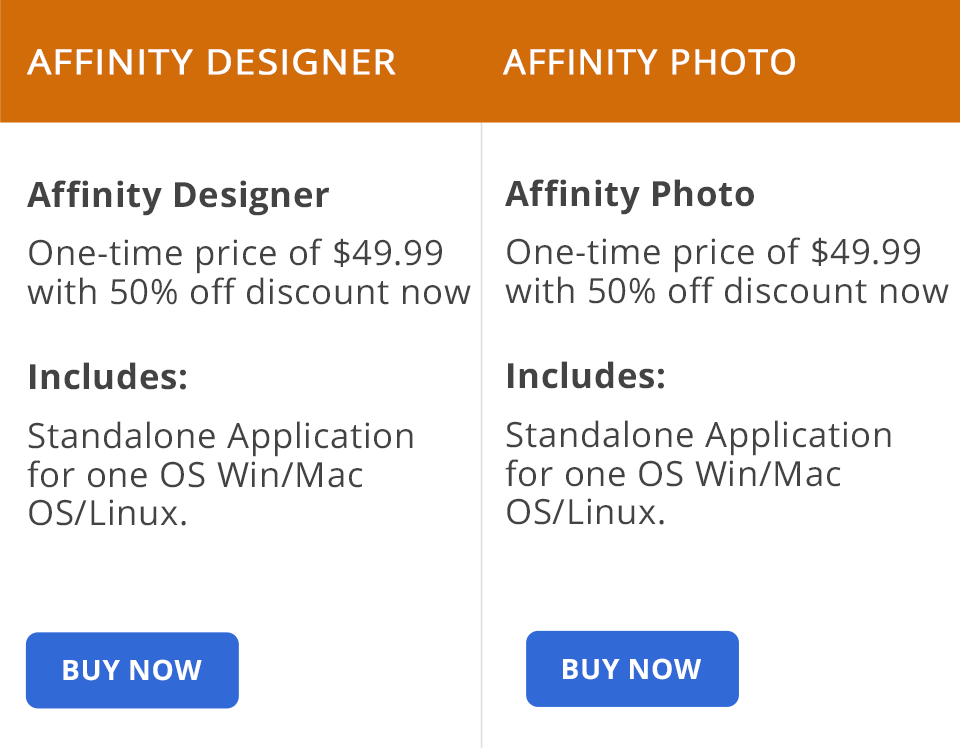 affinity photo price