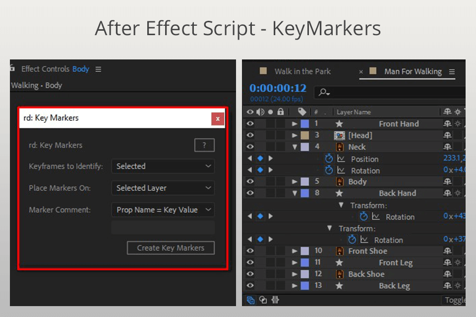 after effects keyed up script download