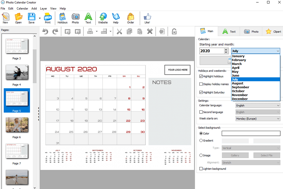 Free calendar maker software for mac computers