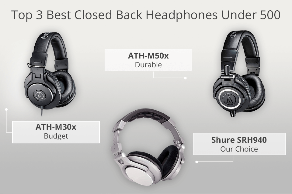 7 Best Closed Back Headphones Under 500 in 2024