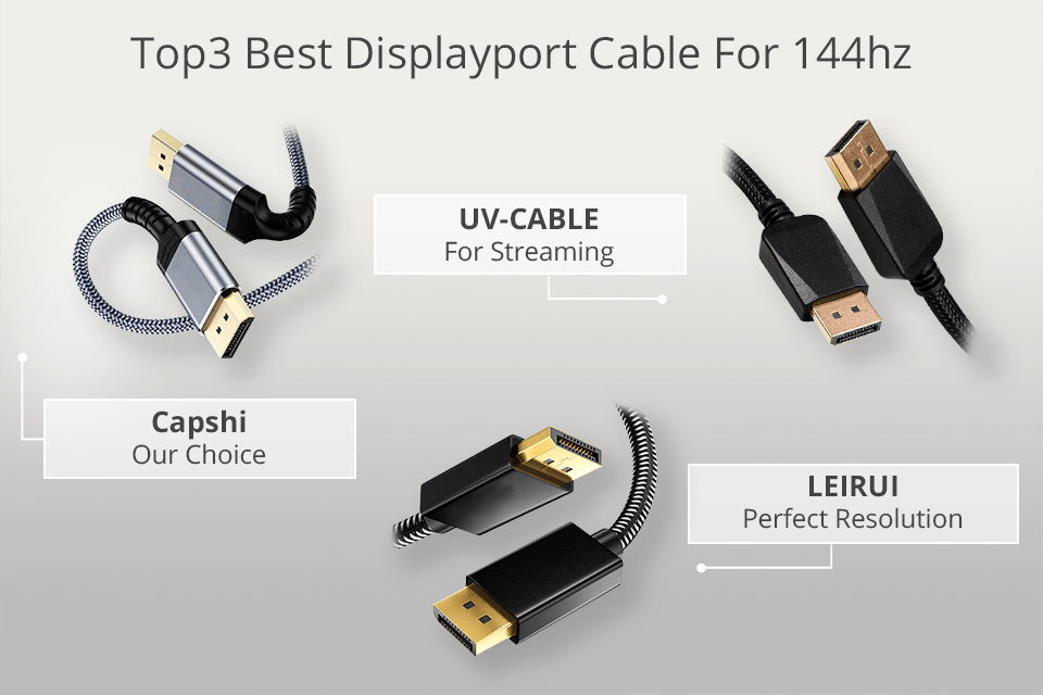 8 Best Displayport Cables For 144hz Monitors In 21