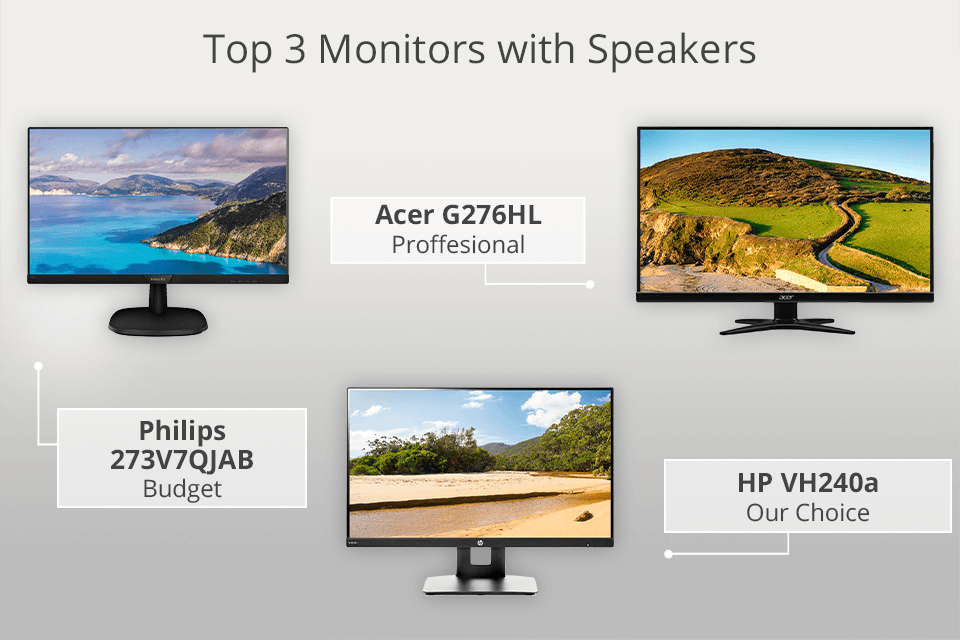 7 Best Monitors With Speakers In 2025