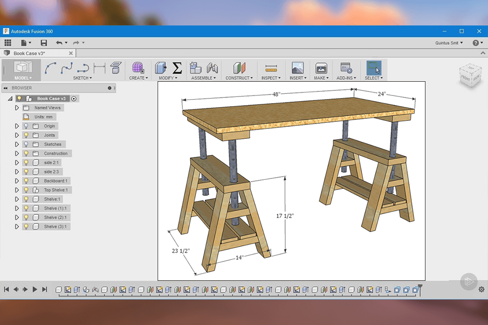 Furniture Cad Software Homecare24   Cadpro Free Furniture Design Software Interface 