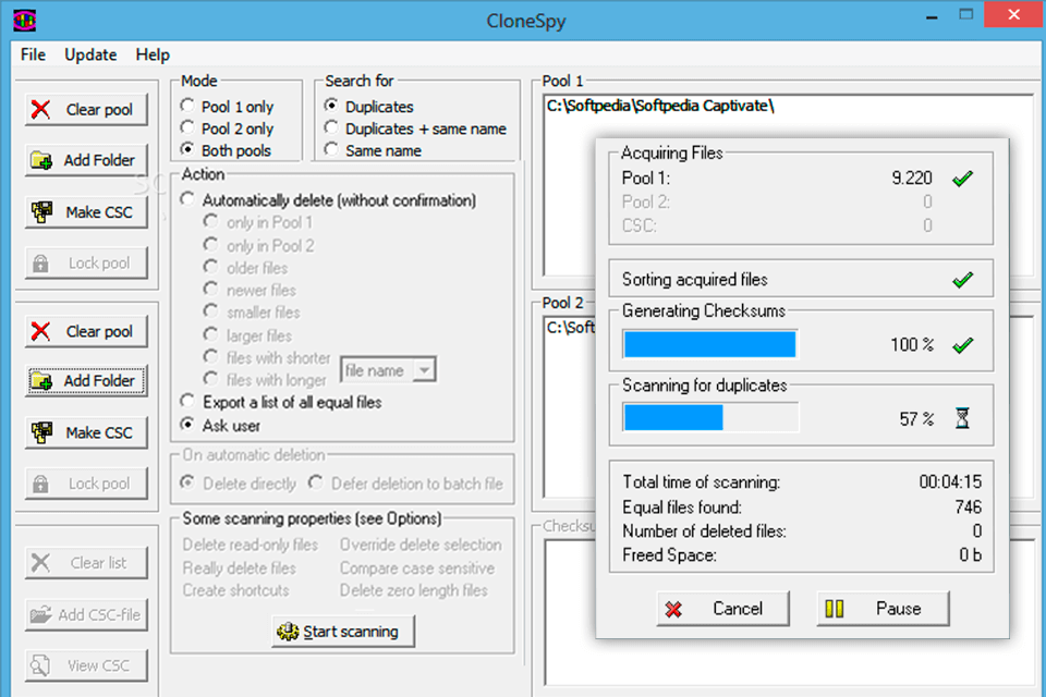 The All duplicates window - CloneSpy Documentation