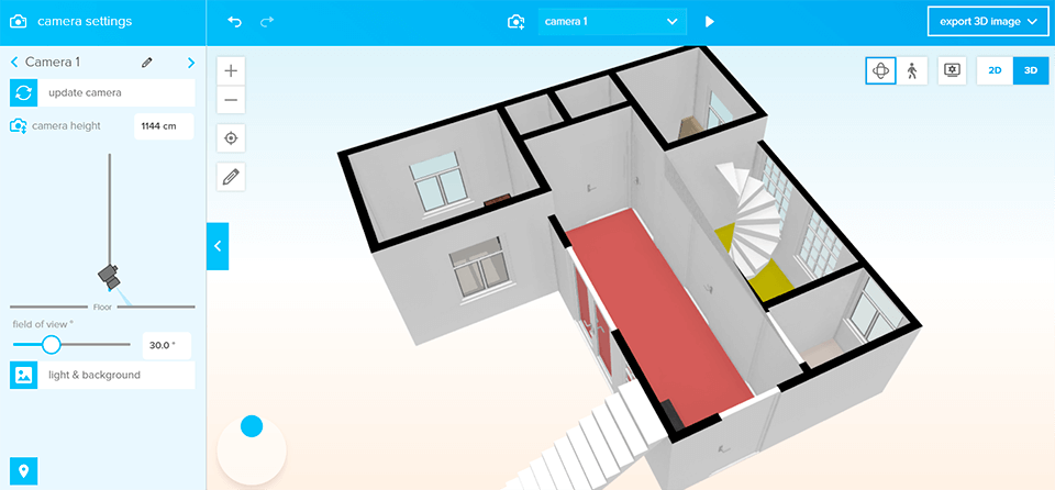 Floorplanner Interior Design Software Interface 