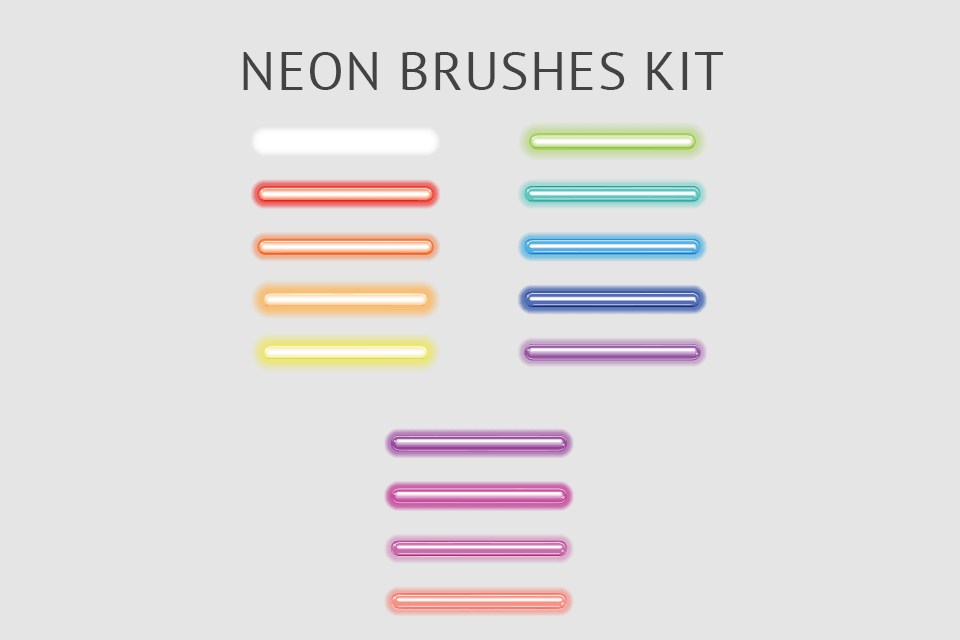 neon brush illustrator free download