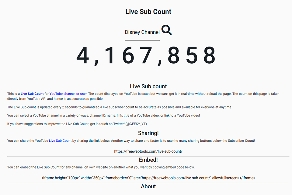 The Best Live Sub Count Tool to Track  Channels With – Including  your Own! - ViewsReviews