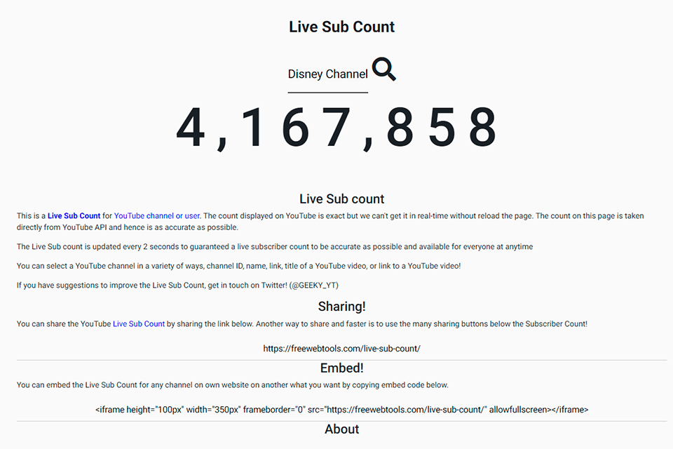 YTCount — Track real-time  subscribers with our Live Counter