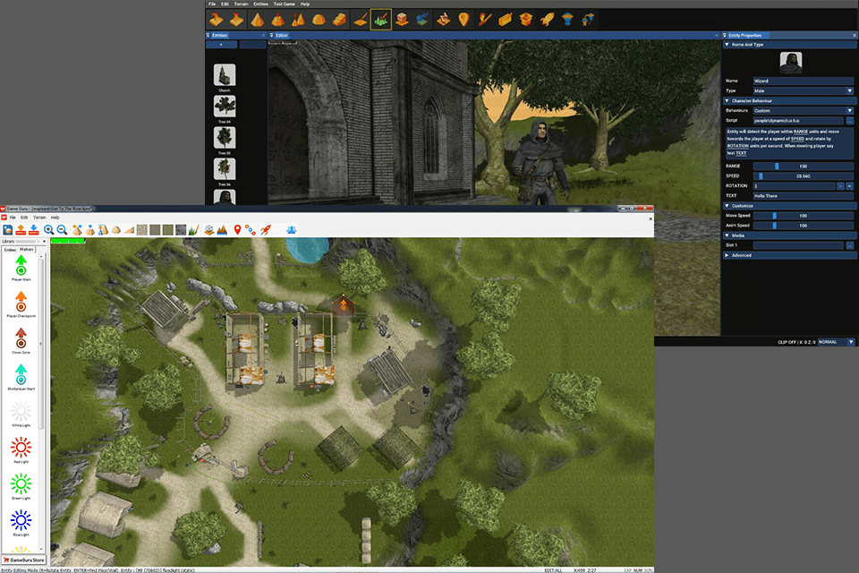 gameguru free game making software interface
