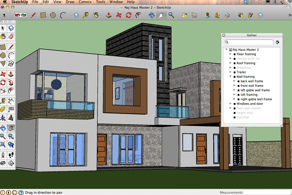 google sketchup free furniture design software interface