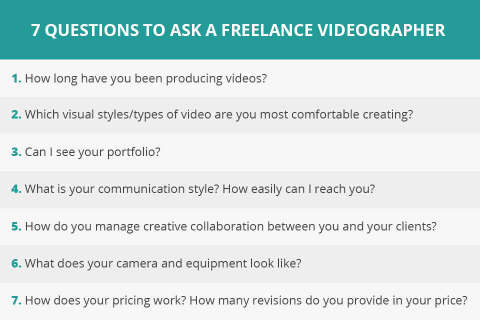 7 Things to Know Before Hiring a Freelance Videographer