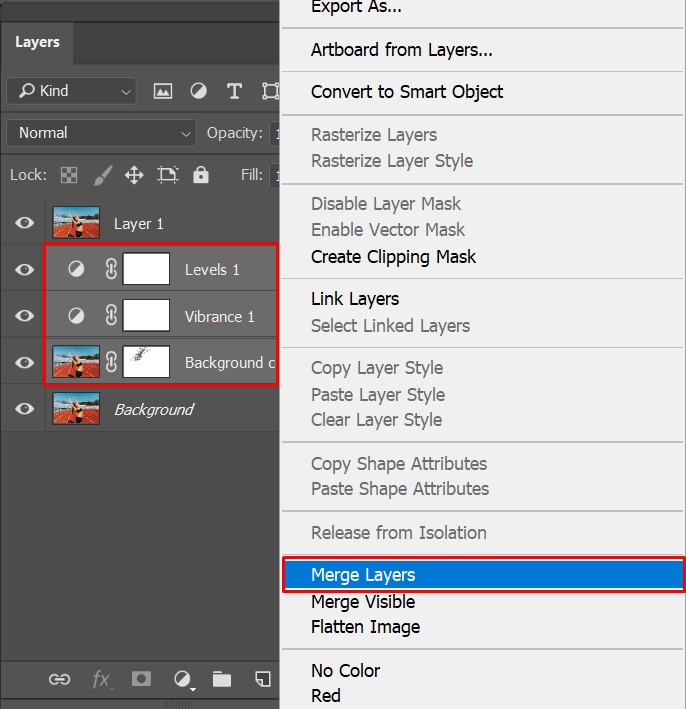 How to Merge Layers in Photoshop – 4 Easiest Methods