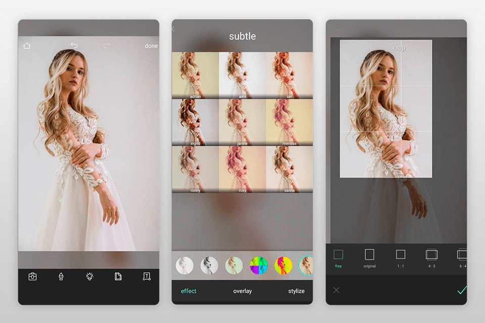aplikasi pengeditan foto pixlr untuk antarmuka android