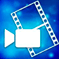 power director video editor logo