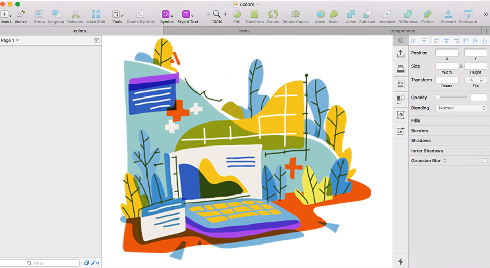 Sketch book Pro software interface 5  Download Scientific Diagram