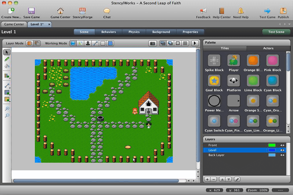 Free Game Maker Software :: 001 Game Creator :: Home