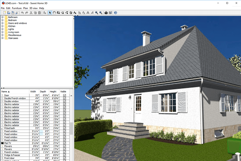 Sweet Home 3d, Sweet Home 3d Landscaping