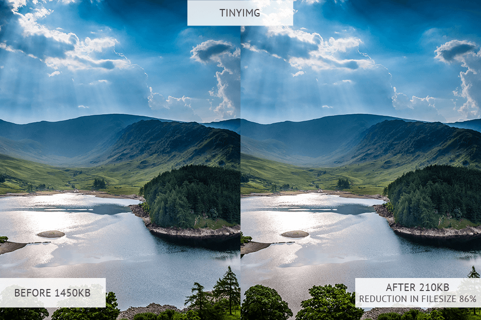 tinyimg before and after compression