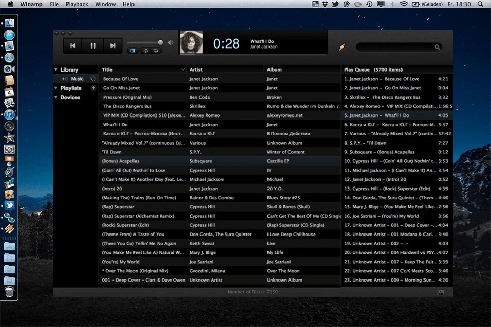 winamp pour mac