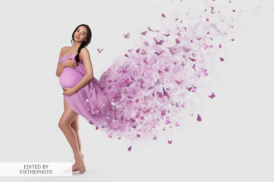 maternity photo manipulation