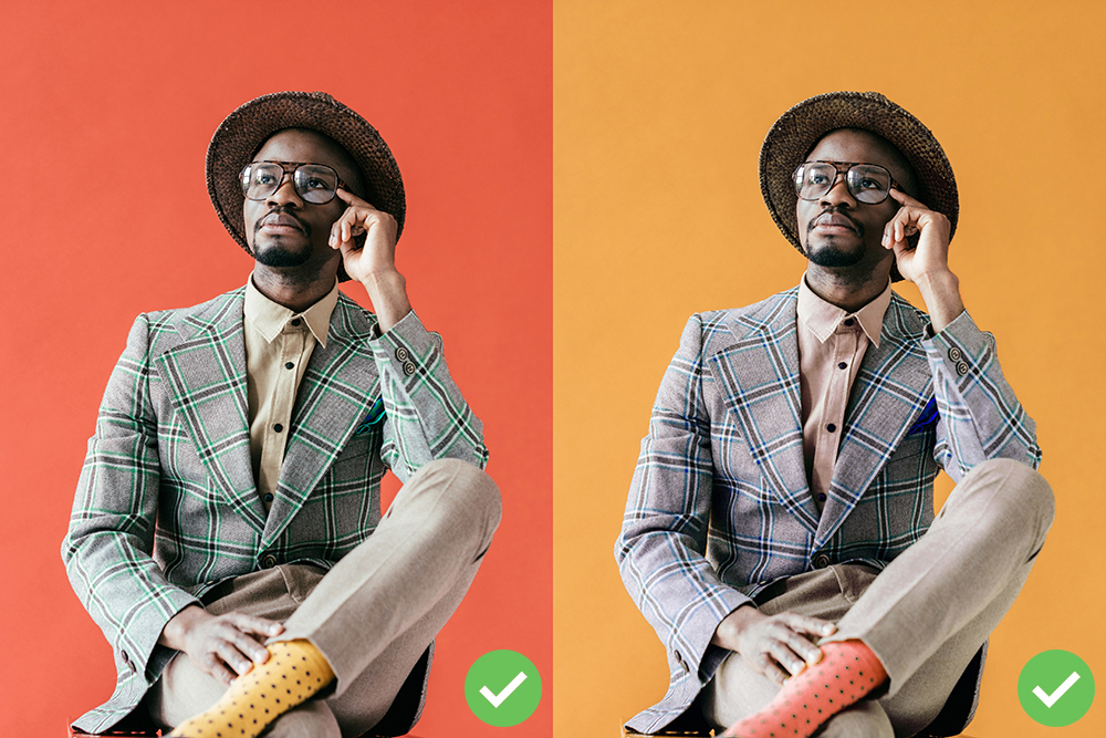 products photo editing changing colors