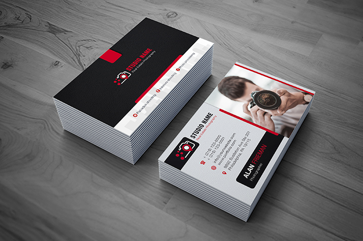 Real estate photography business cards - 20 free designs