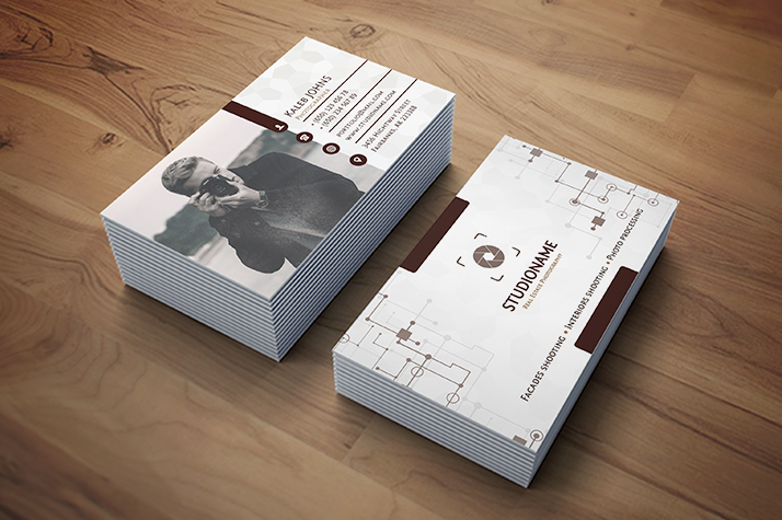 Real estate photography business cards - 20 free designs