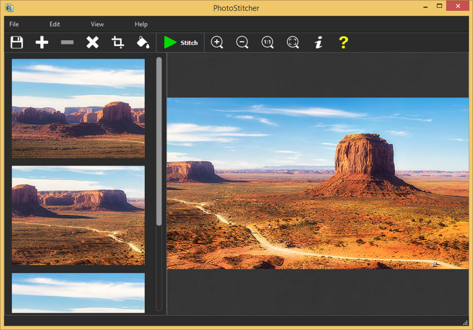 panorama stitching software photostitcher