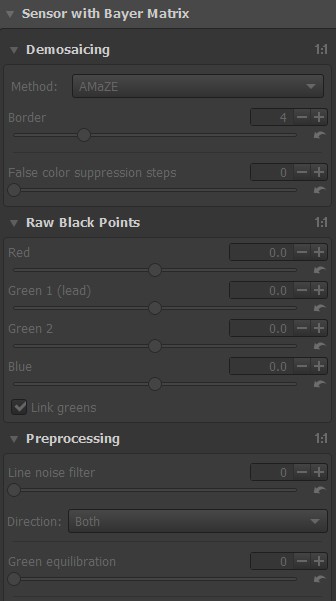 rawtherapee channel mixer