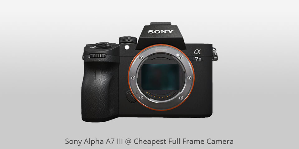 cheapest sony full frame camera