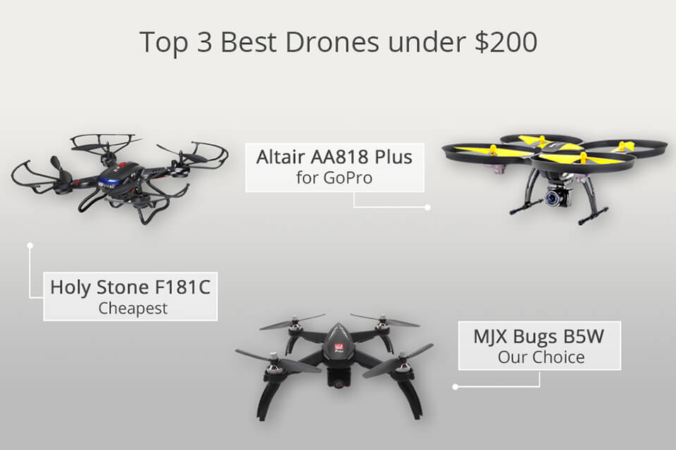 dji drones under 200