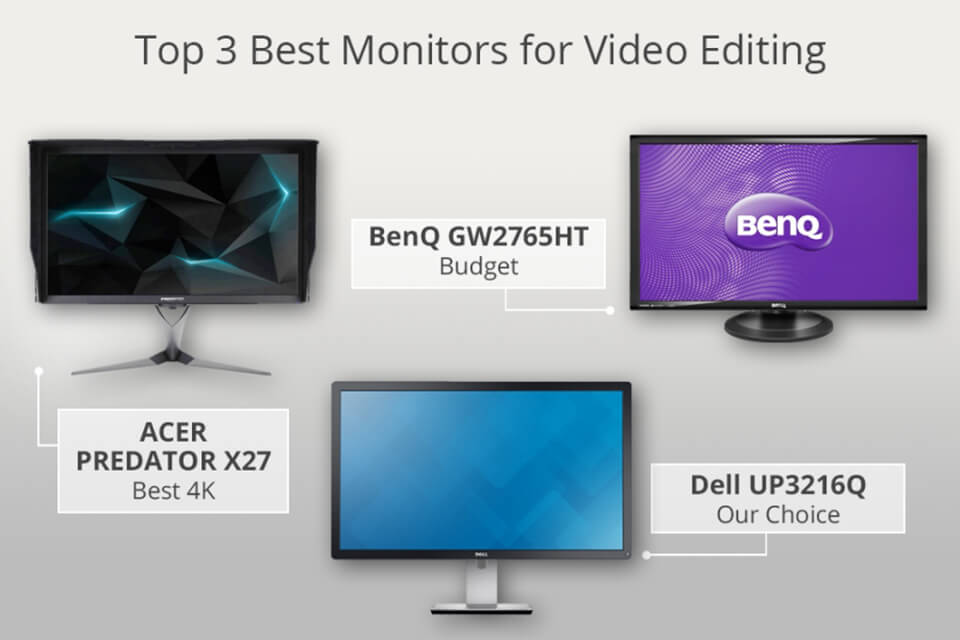 15 Best Monitors For Video Editing In 2021