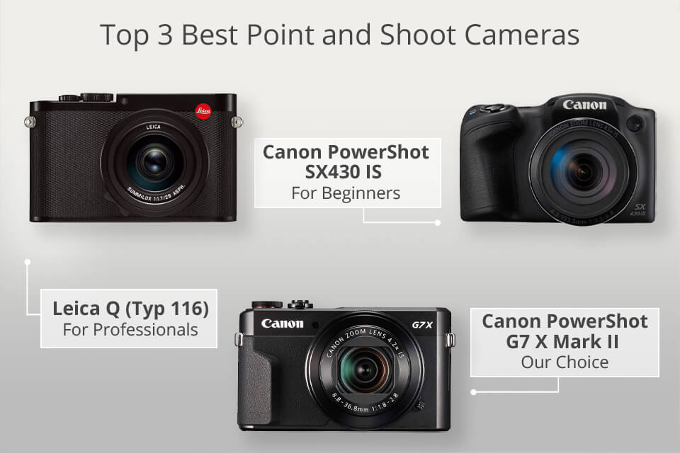 20 Best Point and Shoot Cameras for Beginning Photographers Point and