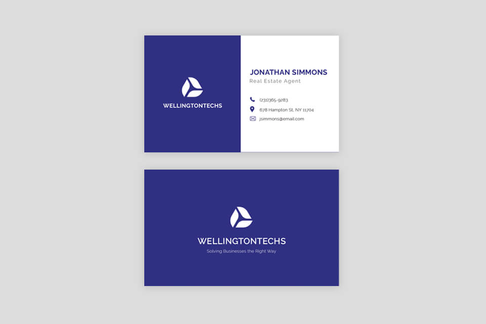 adobe indesign templates business card corporate