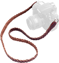 leather camera shoulder strap