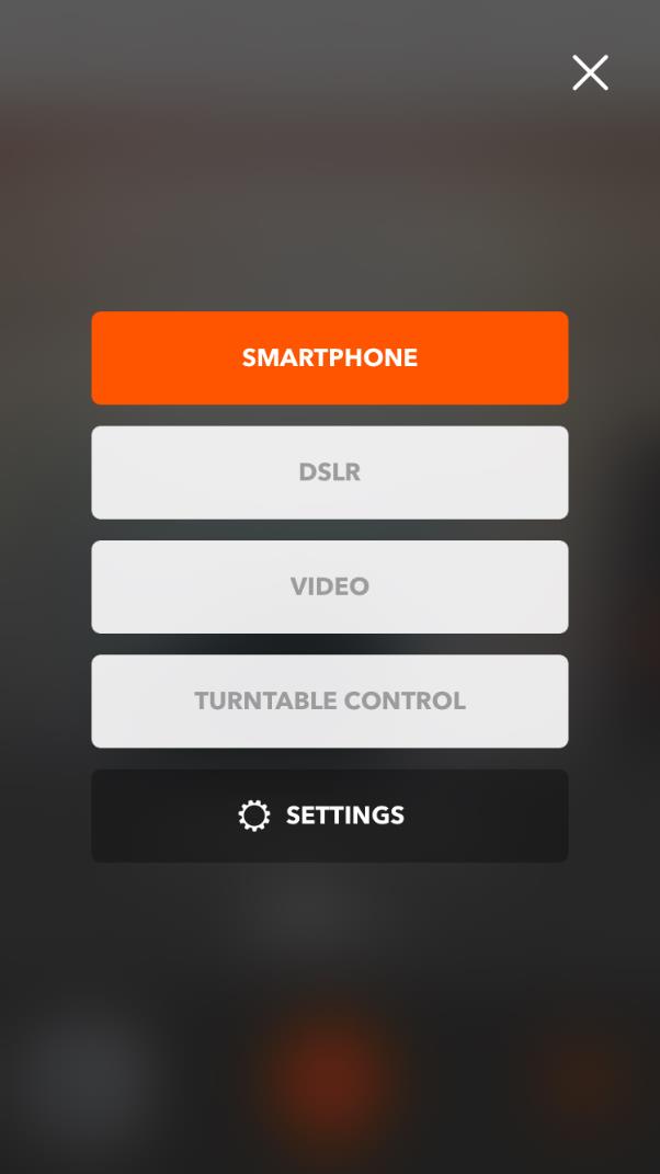 camera settings app