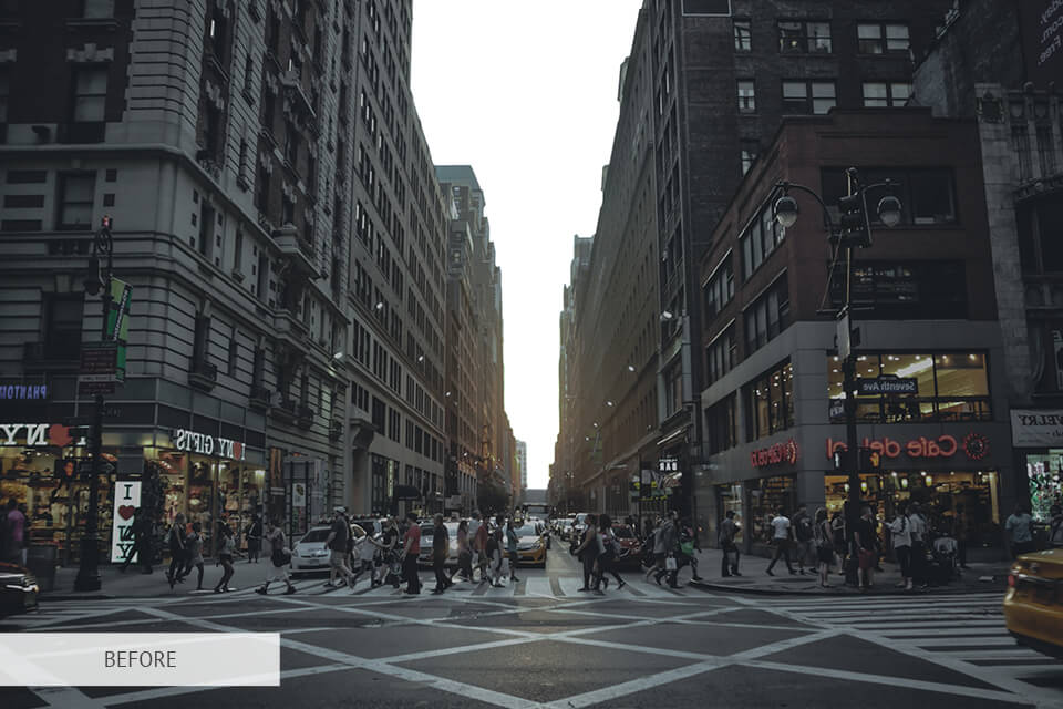 beste cityscape Lr presets voor foto's in nyc