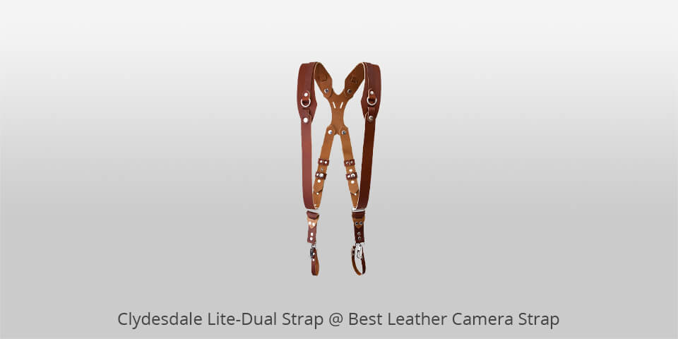 leather camera harness