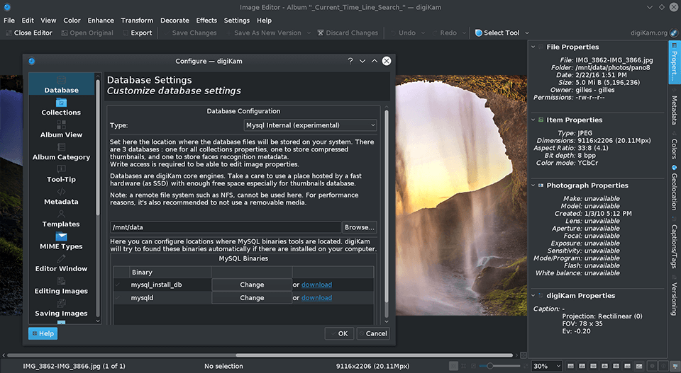 digikam best lightroom for linux interface