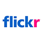 flickr apps to share photos privately logo