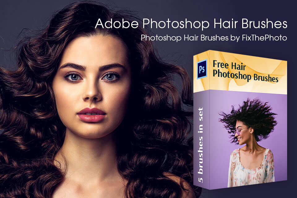 free adobe photoshop hair brushes