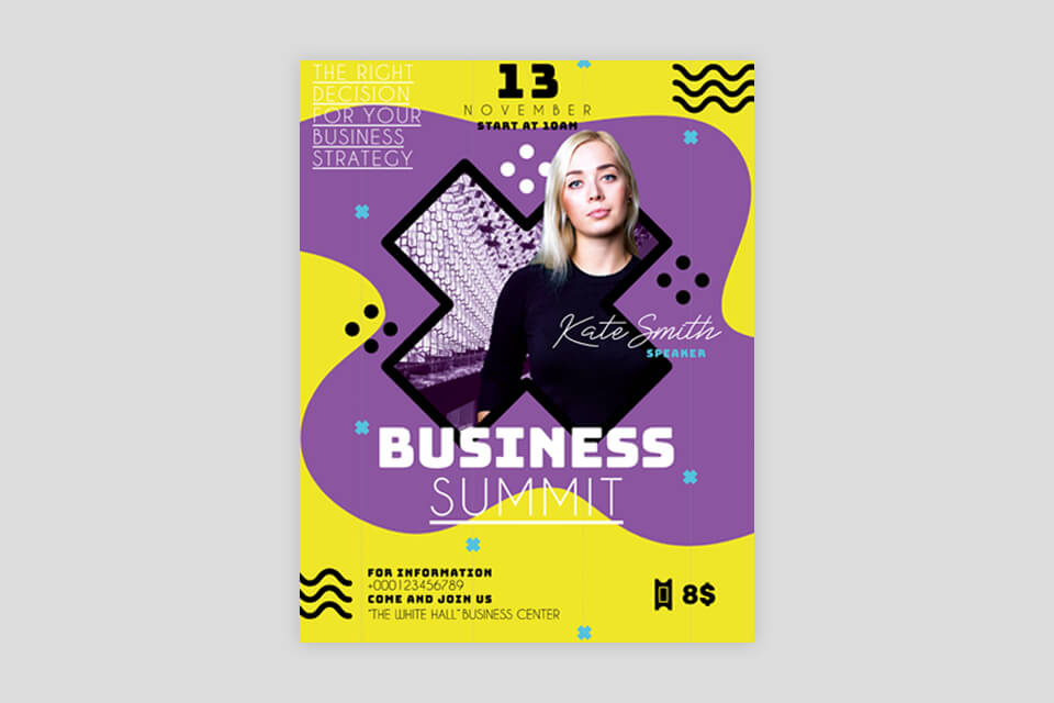 free indesign flyer templates business summit