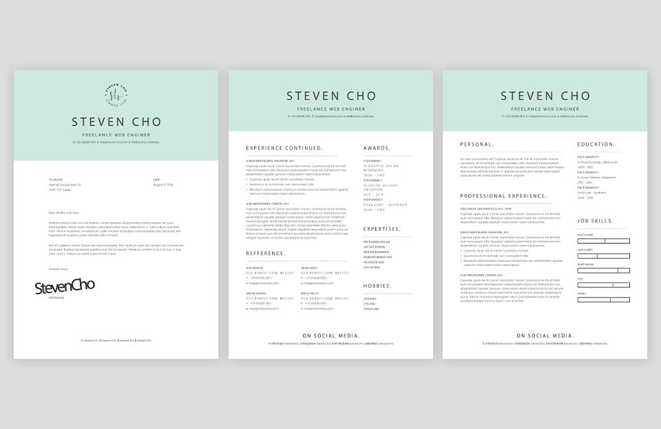 free indesign templates download resume