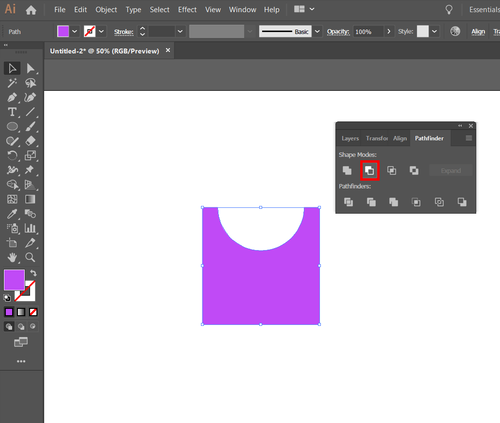 How to Combine Objects in Illustrator
