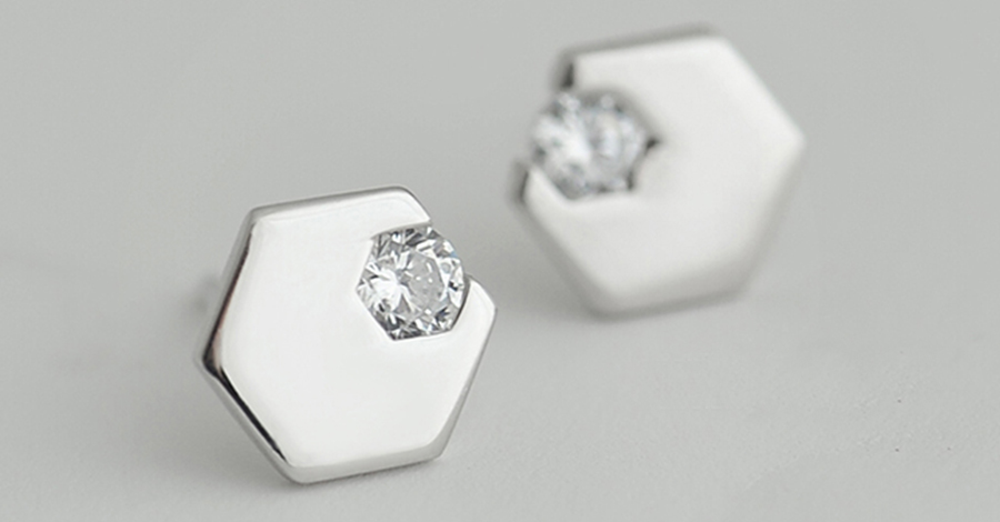 modern minimalism jewelry photography props