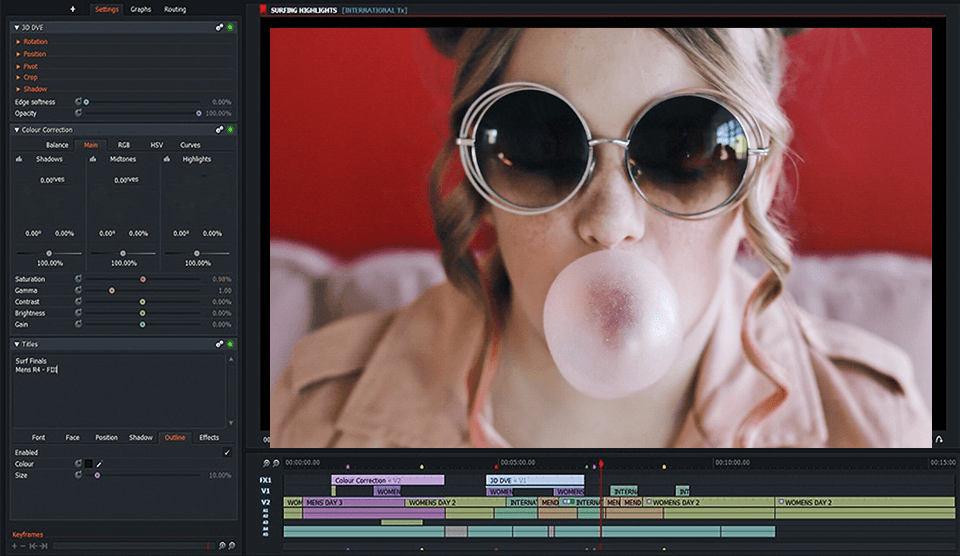 lightworks best open source video editor interface